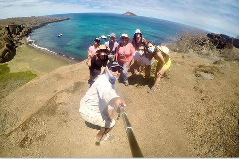 Excursão de dia inteiro para Punta Cormorant e Enderby Islet na Ilha Floreana Galápagos