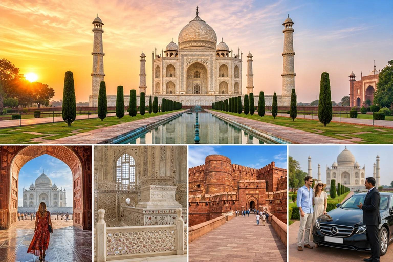 Private: Taj Mahal Sunrise, Agra Fort & Fatehpur Sikri Tour From Agra: All-Inclusive Tour