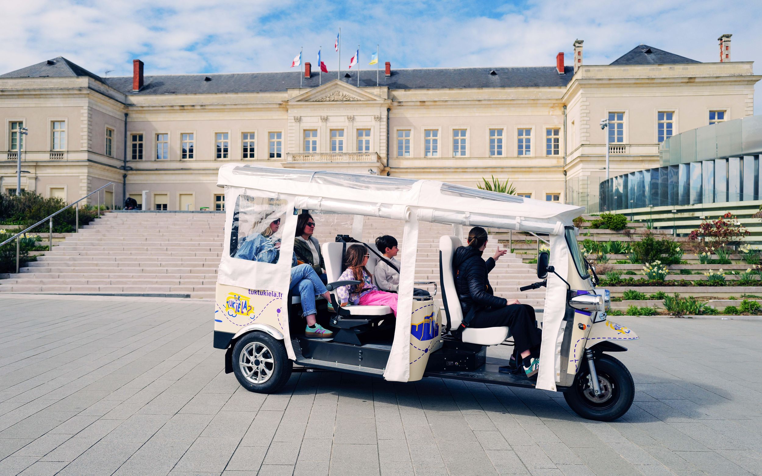 Angers: Erkunde das Stadtzentrum mit dem elektrischen Tuk-Tuk