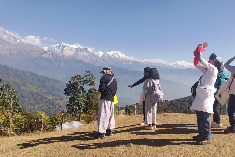 Da Kathmandu: Trekking facile di 5 giorni e tour della città di PokharaDa Kathmandu: 5 giorni di trekking facile e tour della città di Pokhara