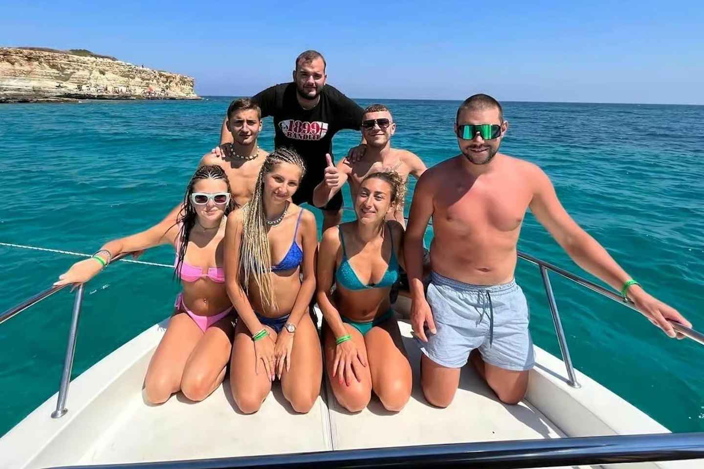 San Foca: escursione in barca con aperitivo lungo la costa salentina