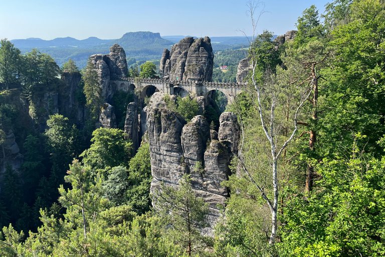 From Dresden: Highlights Day Tour Bohemian Saxon Switzerland Summer