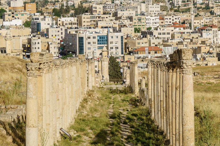 Z Ammanu: Całodniowa wycieczka - Jerash i Morze Martwe.wycieczka tylko z transportem