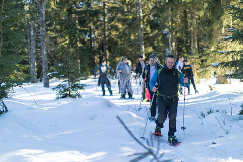 Lake Blanc: Family snowshoe outing