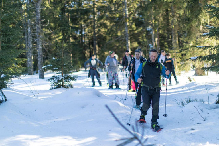 Lake Blanc: Family snowshoe outing