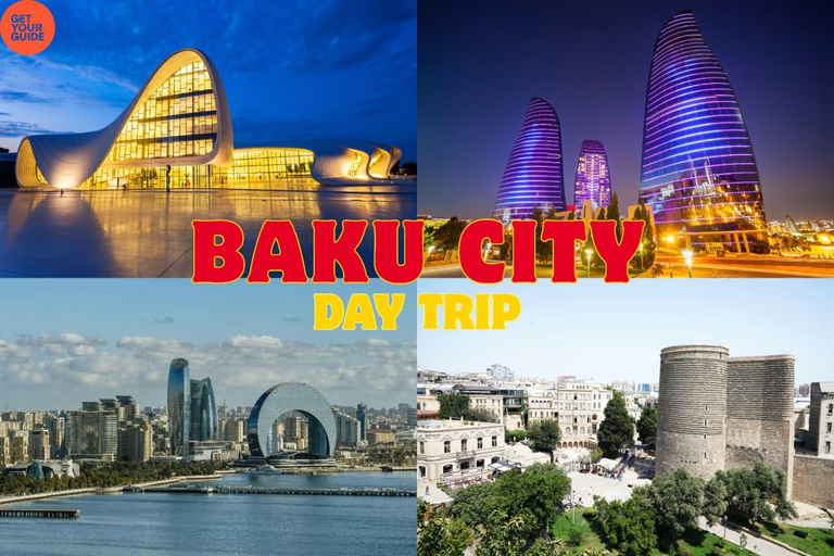 Baku City Tour Walk,Bike,Scooter or Private Car, (optionals) Baku City Walking Tour with Professional Guide