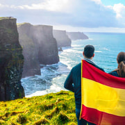 Dublin: Cliffs of Moher & Galway Day Tour in Spanish