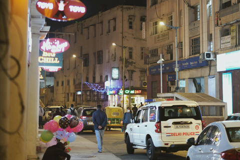 Delhi: Nachtleven Tour met privé auto, gids &amp; chauffeur