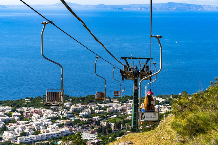 Z Sorrento: Capri, Anacapri i Blue Grotto przez cały dzień