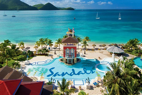 Transfer aeroportuale Saint Lucia: Da UVF a Sandals Grande