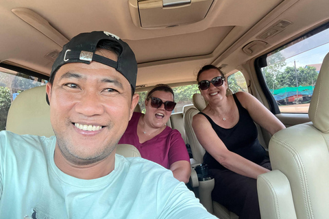 Siem Reap to Battambang Private Transfer with Bamboo Train