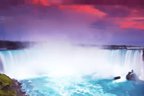 Wodospady Niagara w USA; wycieczka Nightlight ExperienceWodospad Niagara w USA; wycieczka z nocnym oświetleniem