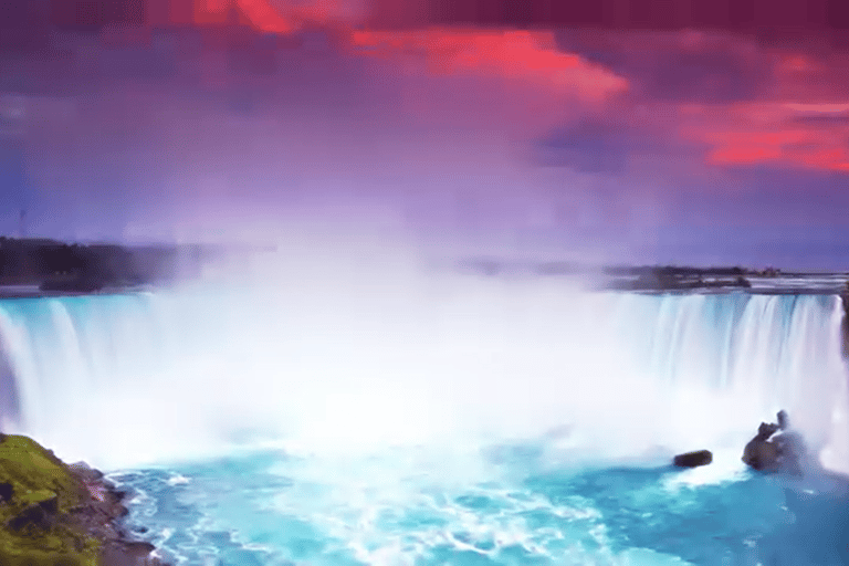 Wodospady Niagara w USA; wycieczka Nightlight ExperienceWodospad Niagara w USA; wycieczka z nocnym oświetleniem