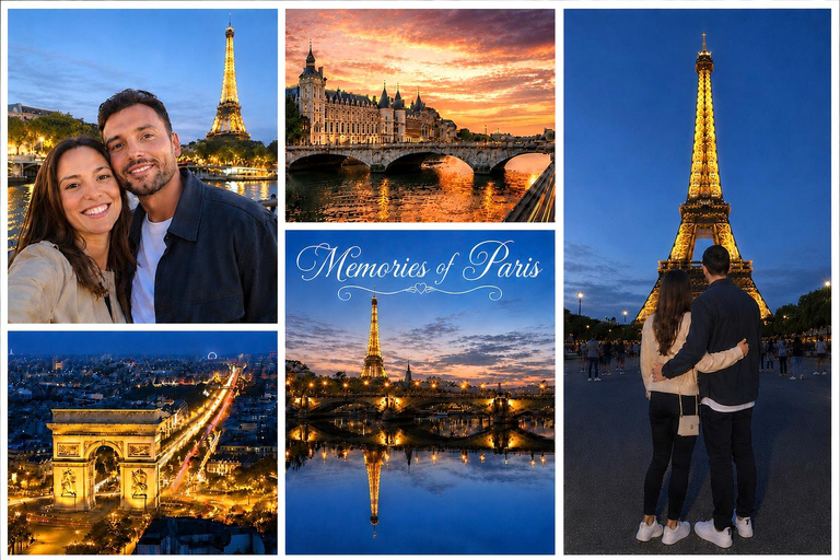 Paris: Illuminated Seine Night Cruise from the Eiffel Tower Paris: Illuminated Seine River Night Cruise & Free Postcard