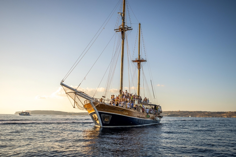 Sliema: Gozo, Comino & Blue Lagoon Gullet Cruise with Lunch