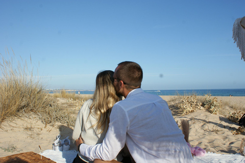 Lagos : Beeindruckendes Picknick bei Sonnenuntergang am Strand