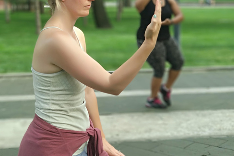 Eksperymentalne zajęcia chińskiego kung fu w PekinieZajęcia Kung Fu