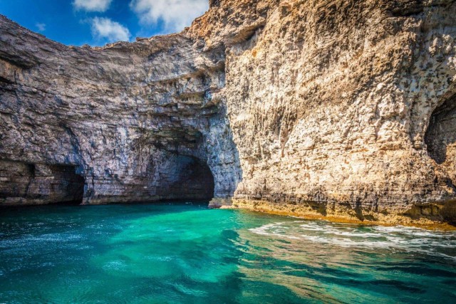 Visit Malta Comino, Gozo, Blue & Crystal Lagoon, and Caves Cruise in Valletta