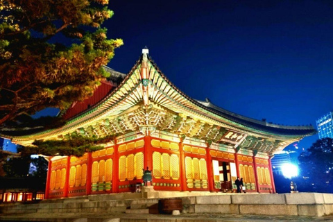 Seúl: Hanok, luces de la ciudad y palacio, tour de día y nochePunto de encuentro: Estación Hongik Univ. Salida n.º 8.
