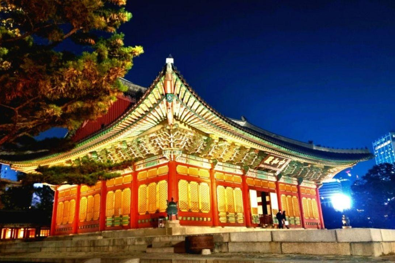 Seúl: Hanok, luces de la ciudad y palacio, tour de día y nochePunto de encuentro: Estación Hongik Univ. Salida n.º 8.