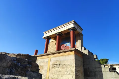 Palais de Knossos, musée, visite à pied de la ville et des vignobles | Visite privée