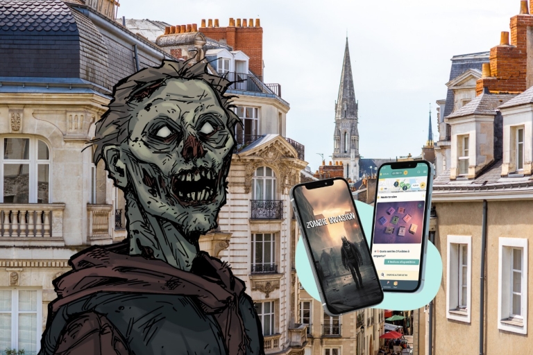 Nantes: City Exploration Game "Zombie Invasion"