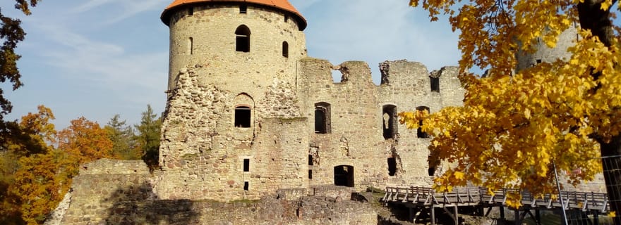 Depuis Riga : Excursion d'une journée à Cesis et Sigulda avec transferts à l'hôtel