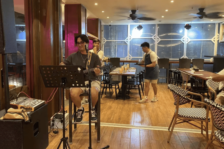 Boracay: Beachfront Buffet with Live Music White Sand Hotel 8 Eight by the Beach Dinner Buffet