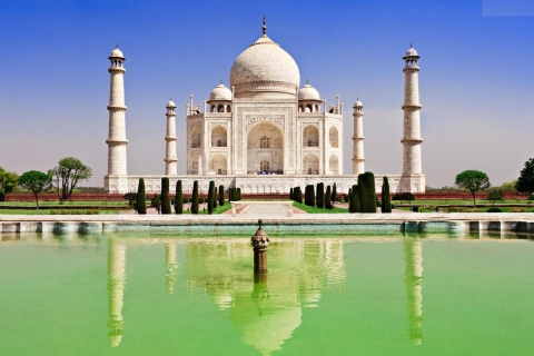 Erstaunlicher Sonnenaufgang Taj Mahal Tour mit dem Auto von Delhi