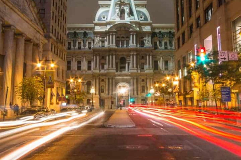 Philadelphia: Open-Top Nighttime Bus Tour