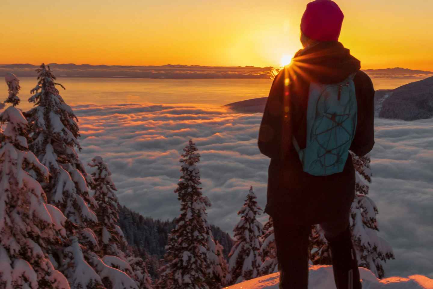 Chamonix: Ganga á snjóskóm undir stjörnunum