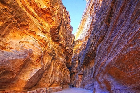 Von Amman aus: Petra, Wadi Rum und Totes Meer: Privater 2-Tages-AusflugNur Transport