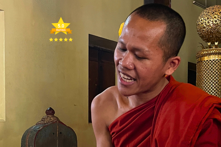 Siem Reap: Monk Blessing Ceremony and Meditation Class