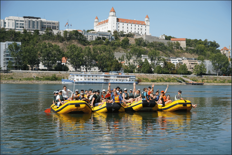 Central Bratislava: Guided Rafting Tour on the Danube River