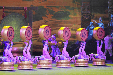 Beijing: Red Theatre Acrobatics show viewing Chinese cultureRed Theatre Acrobatics show （middle 11-22 Rows）