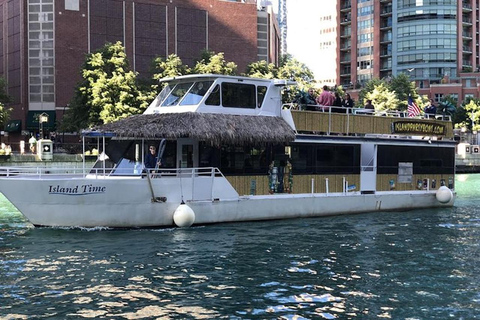 Chicago: Tiki Bar Cruise on Chicago River or Lake Michigan Chicago: Tiki Bar Cruise on Chicago River