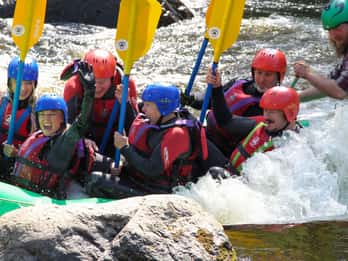 Llangollen: Rafting-eventyr på hvitt vann