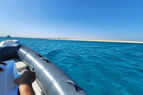 Hurghada: Prywatna wycieczka szybką łodzią 3 miejsca do snorkelingu