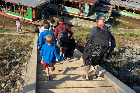 Slow Baot to Loas (Luangprabang) from Chiangrai 2 days