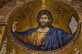 Kathedrale von Monreale und Kreuzgang mit Audioguide auf dem Mobiltelefon