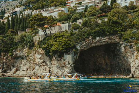 Dubrovnik: Tour pomeridiano in motoscafo della Grotta Azzurra con bevande