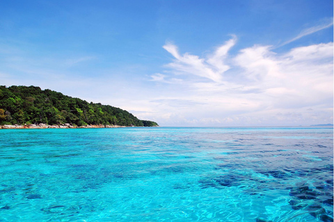 Phuket Excursión de un día a la isla Similan en catamarán de lujo y lancha rápida