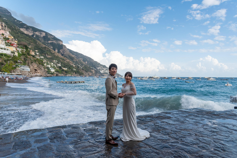 Positano : servizio fotografico professionale &#039;Trash the dress&#039;