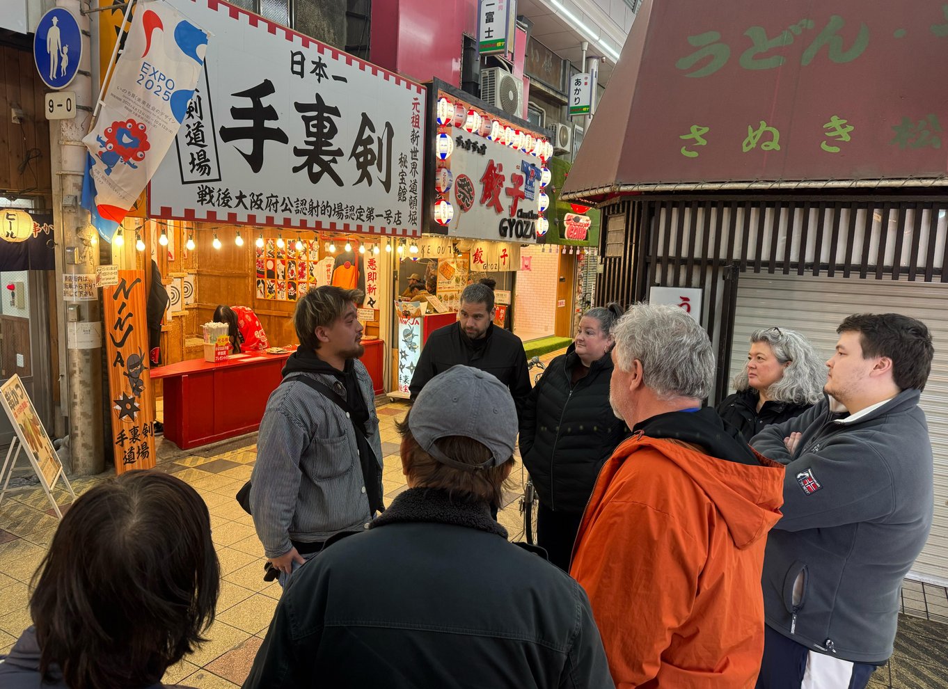 Osaka: Madtur i Shinsekai med 15 retter og 3 drikkevarer