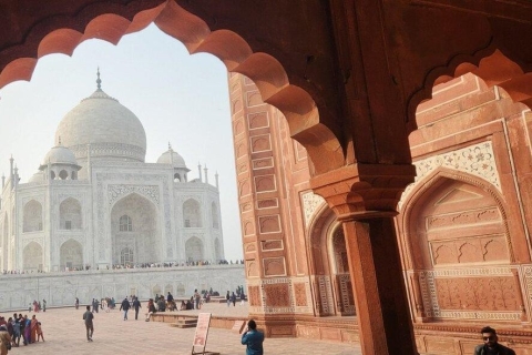 Wycieczka do Tadż Mahal o wschodzie słońca z New DelhiWycieczka Sunrise Taj Mahal z Nowego Delhi