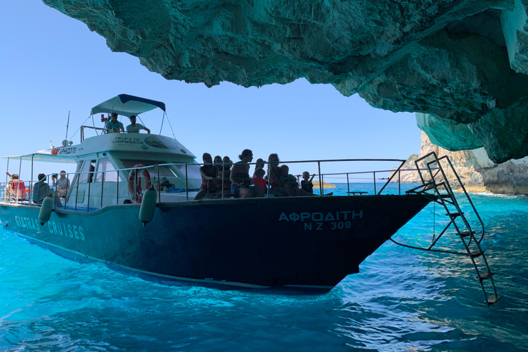 Zakynthos: Shipwreck Beach Tour, 3 Swim Stops & Transfer
