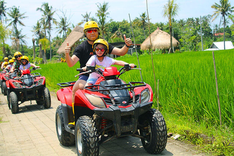 Ubud: Atv Ride In Jungle, Cave, Waterfall With Free Shuttle Tandem ATV Ride In Meeting Point Price