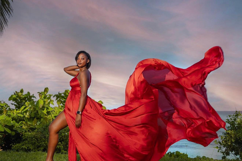 Zanzibar: FlyDress Photoshoot – Professional Camera & Drone.