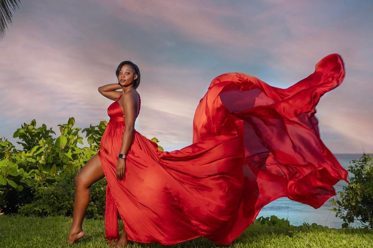 Zanzibar: FlyDress Photoshoot – Professional Camera & Drone.