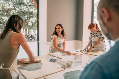 Bologna: Original Lasagna & Gelato Class at a Cooking School